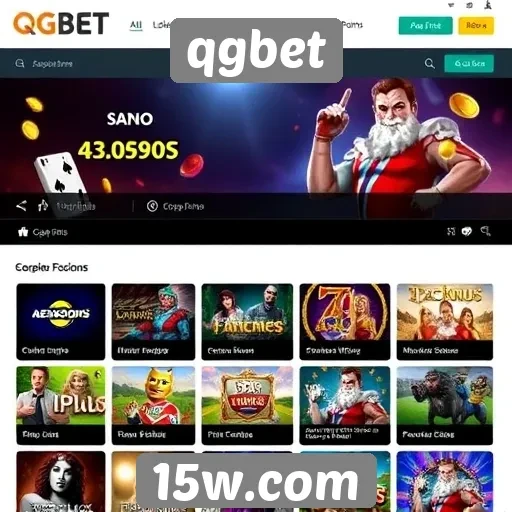 Visão geral das opções de jogos no site qgbet